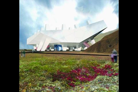 Design for World Mammoth and Permafrost museum in Siberia